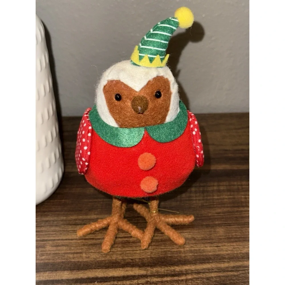 Target Wondershop 2023 Featherly Friends Bauble Christmas Elf Bird‎ with Nametag